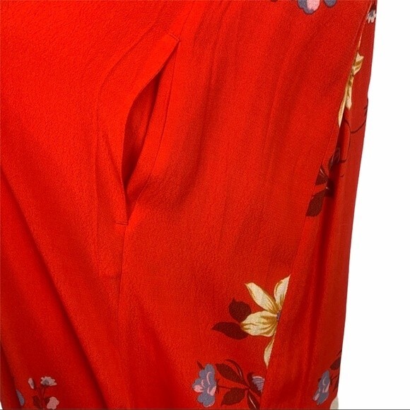 NEW Revolve CAPULET Red Floral Ellie Maxi Summer Dress Size XS - Picture 9 of 10